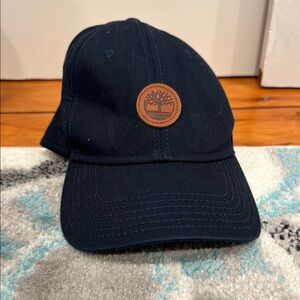 Timberland Black Cap with Brown Logo